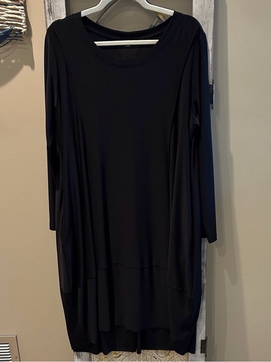 Dresses & Skirts - Women’s Black Long Sleeve A-Line Dress